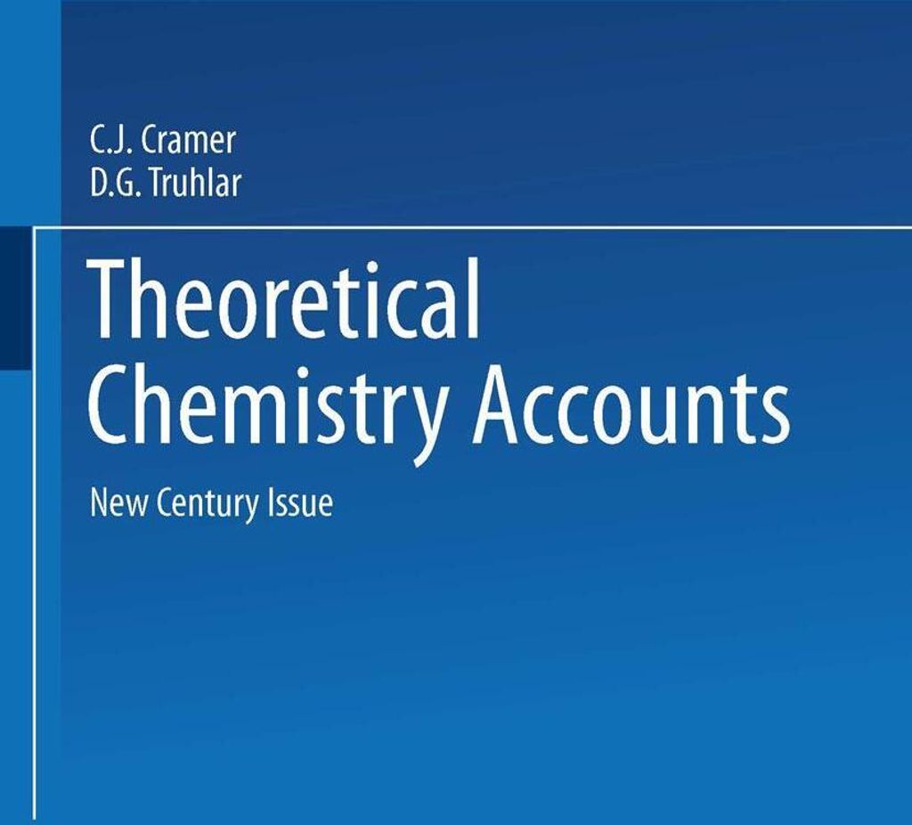Theoretical Chemistry Accounts