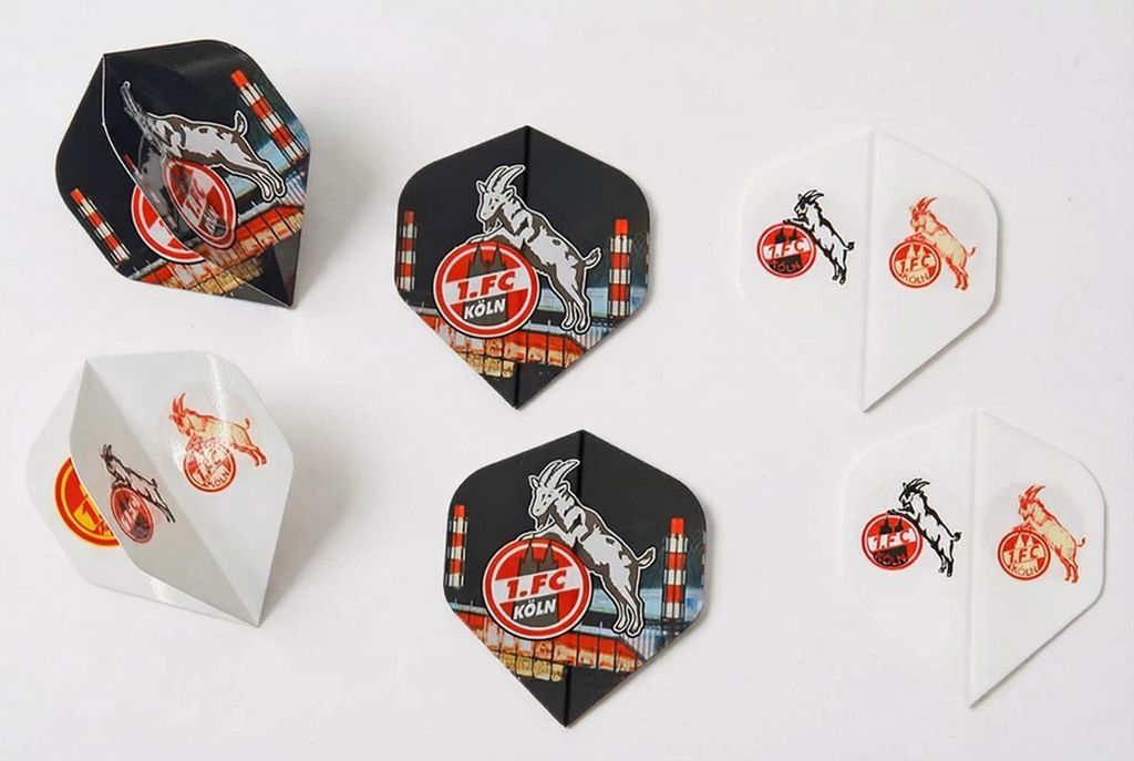 1. FC Köln Dart Flights 6er Set - 2025 Produktbild 