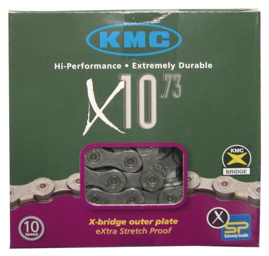 Reťaz KMC X-10.73 - balená, sivá (10s) Obrázok produktu 
