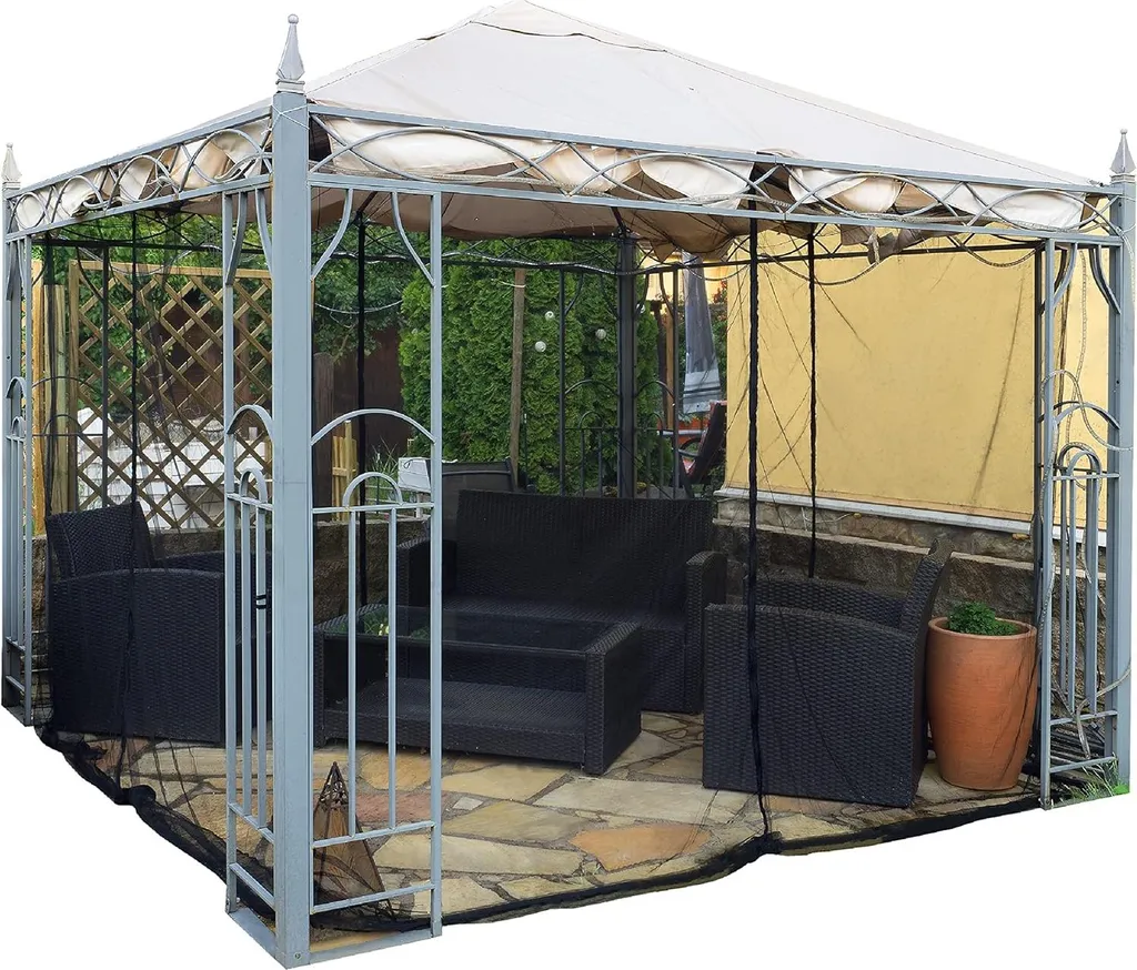 Moustiquaire noire pour balcon et terrasse protection insectes et voyage