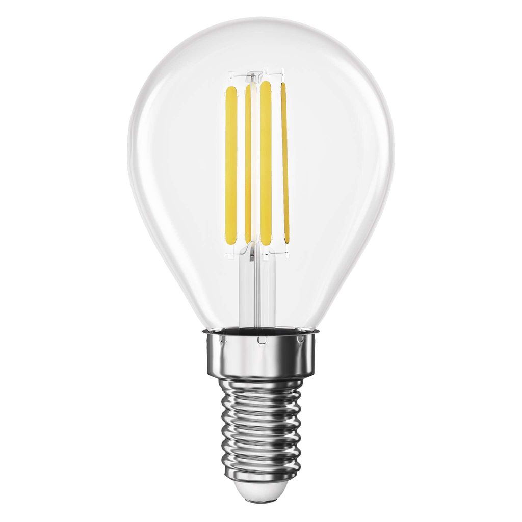 LED žárovka Filament Mini Globe A CLASS/ E14 / 3,8 W (60 W) / 806 lm / teplá bílá