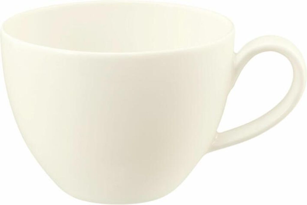 Seltmann Weiden Zoé Fine Diamond Kaffeeobertasse, Kaffeetasse, Kaffee Tasse, Porzellan, Creme, 260 ml, 001.746273