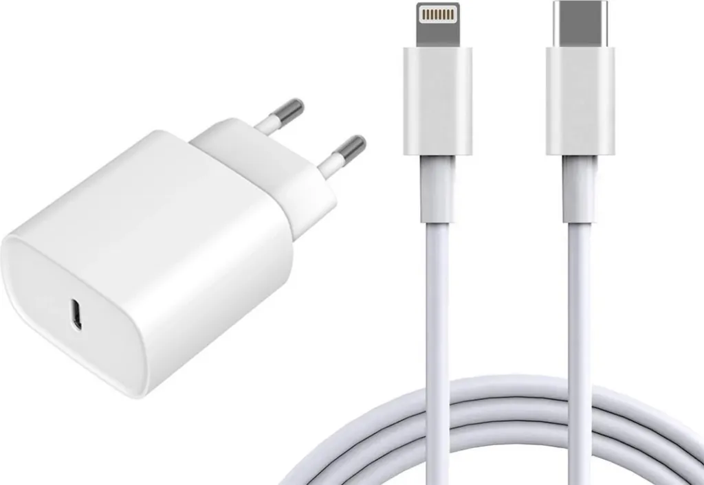 Caricabatteria rapido per iPhone 12 Cavo di ricarica USB C Alimentatore Adattatore per iPhone 13, 13 Mini, 12, 11, XR, XS, X, 8, 7, 6, 5 Max Plus iPad