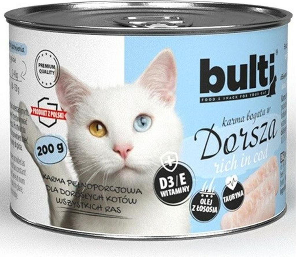 BULTI Rich in cod - nassfutter für Katzen - 200g Produktbild 