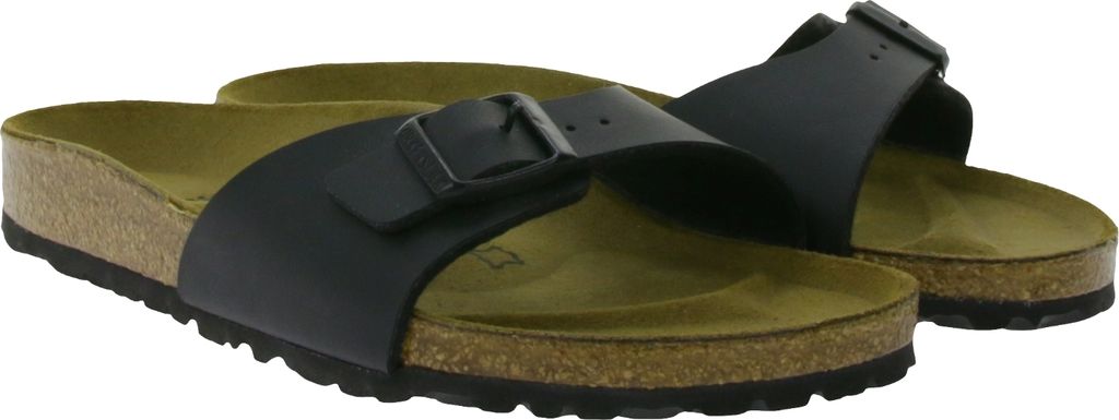Birkenstock Madrid Birko-Flor schwarz schmale Weite Gr. 39 Produktbild 129