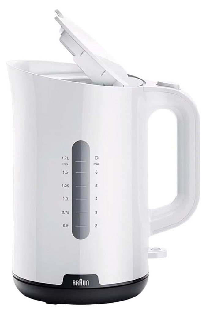 Braun WK 1100 WH, 1,7 l, 2200 W, Weiß, Kunststoff, Produktbild 