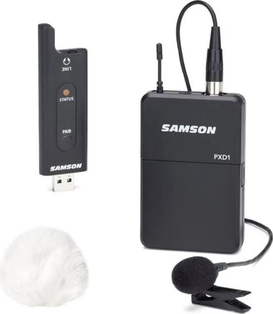 Sistema Samson XPD2 Lavalier USB - Kit Audio Professionale 2.4GHz