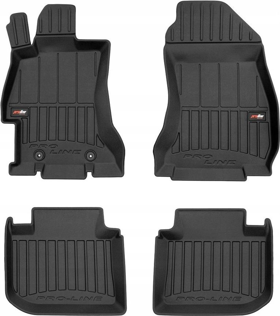 Gummimatten und Fußmatten Subaru XV 1 2012 - 2017 3D Mulde