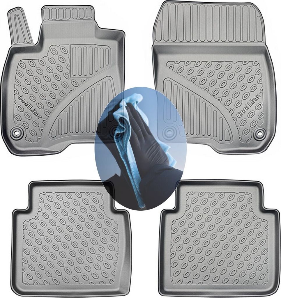 Z511917 TPE-Gummifußmatten kompatibel mit Honda CR-V Hybrid e:HEV Executive 5 RW Steilheck Geländewagen SUV 5-türer 2019- 5Sitze