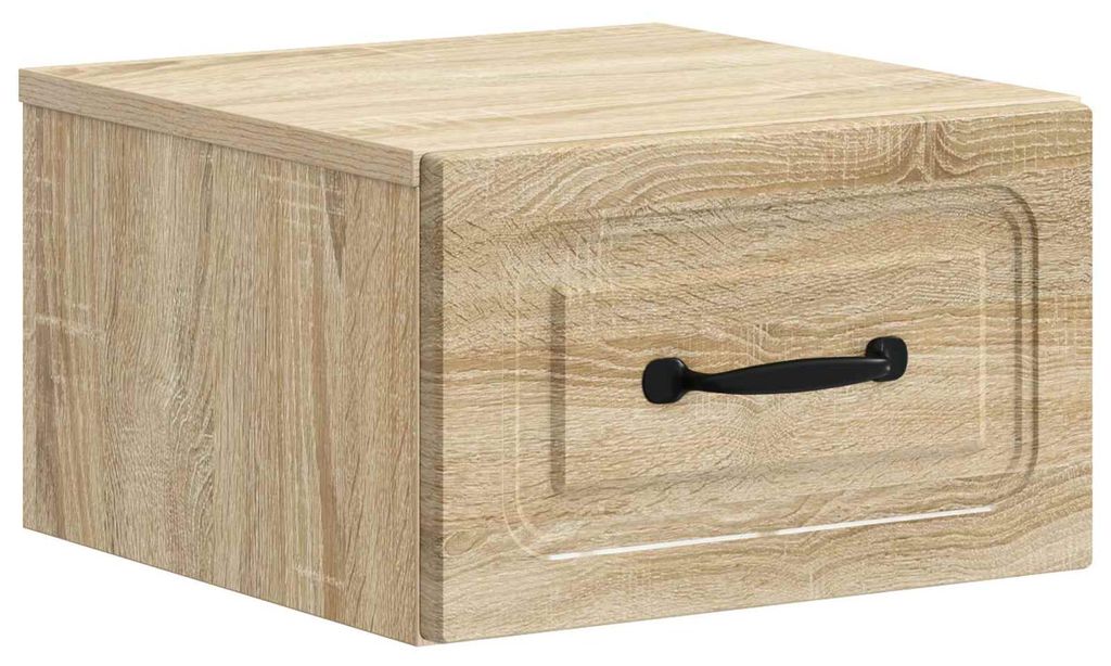 Wandmontierter Nachttisch Sonoma-Eiche 34,5 x 33 x 20 cm