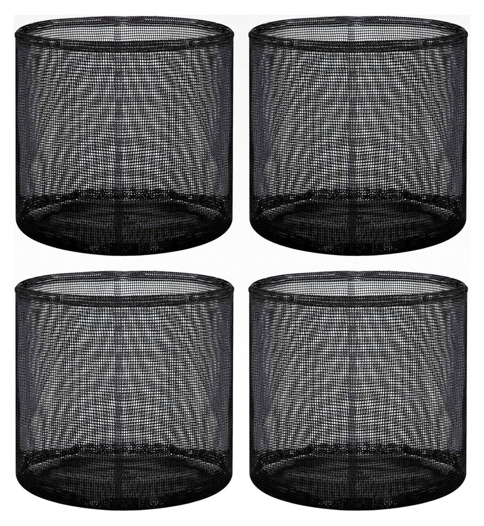 18,29x18,03 cm 4 Stück Schwimmender Pflanzentopf PVC Teichtöpfe Wasserpflanzenkorb Atmungsaktive Mesh-Pflanztaschen für Wasserpflanzen, Teichbep...