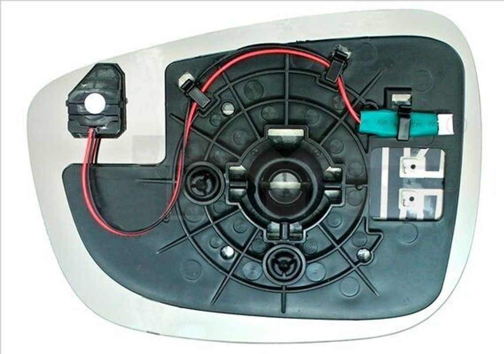 TYC 320-0053-1 Spiegelglas, Außenspiegel OE D10H691G1 kompatibel mit CX-3, CX-5