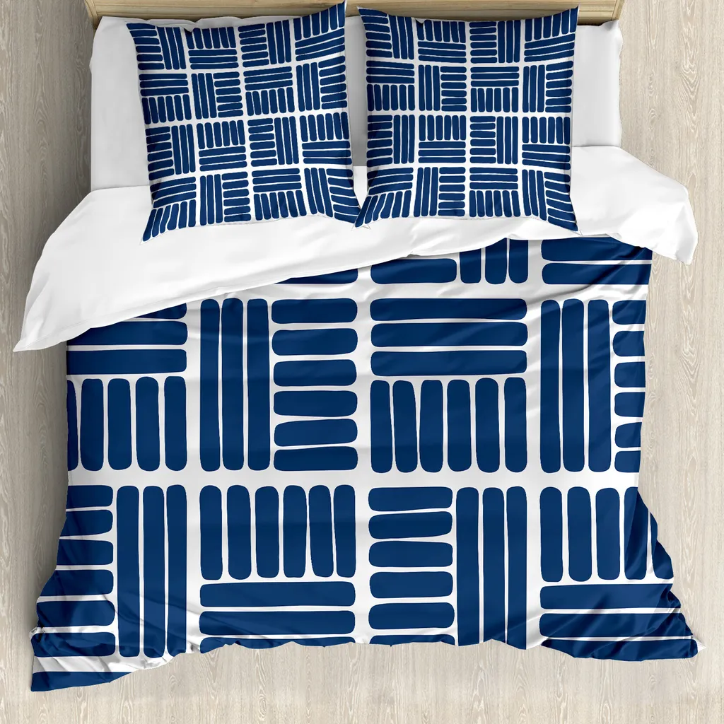 Copripiumino 200x200 Blu Notte | ABAKUHAUS Microfibra Premium