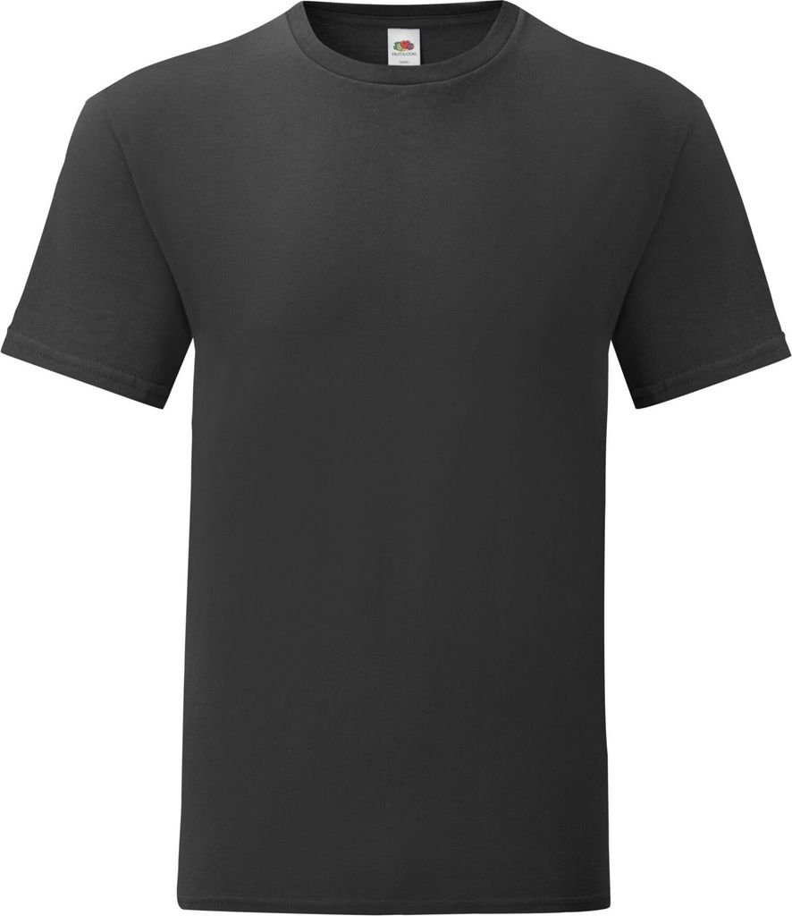 Fruit of the Loom - "Iconic 150" T-Shirt für Herren RW8564 (M) (Schwarz)
