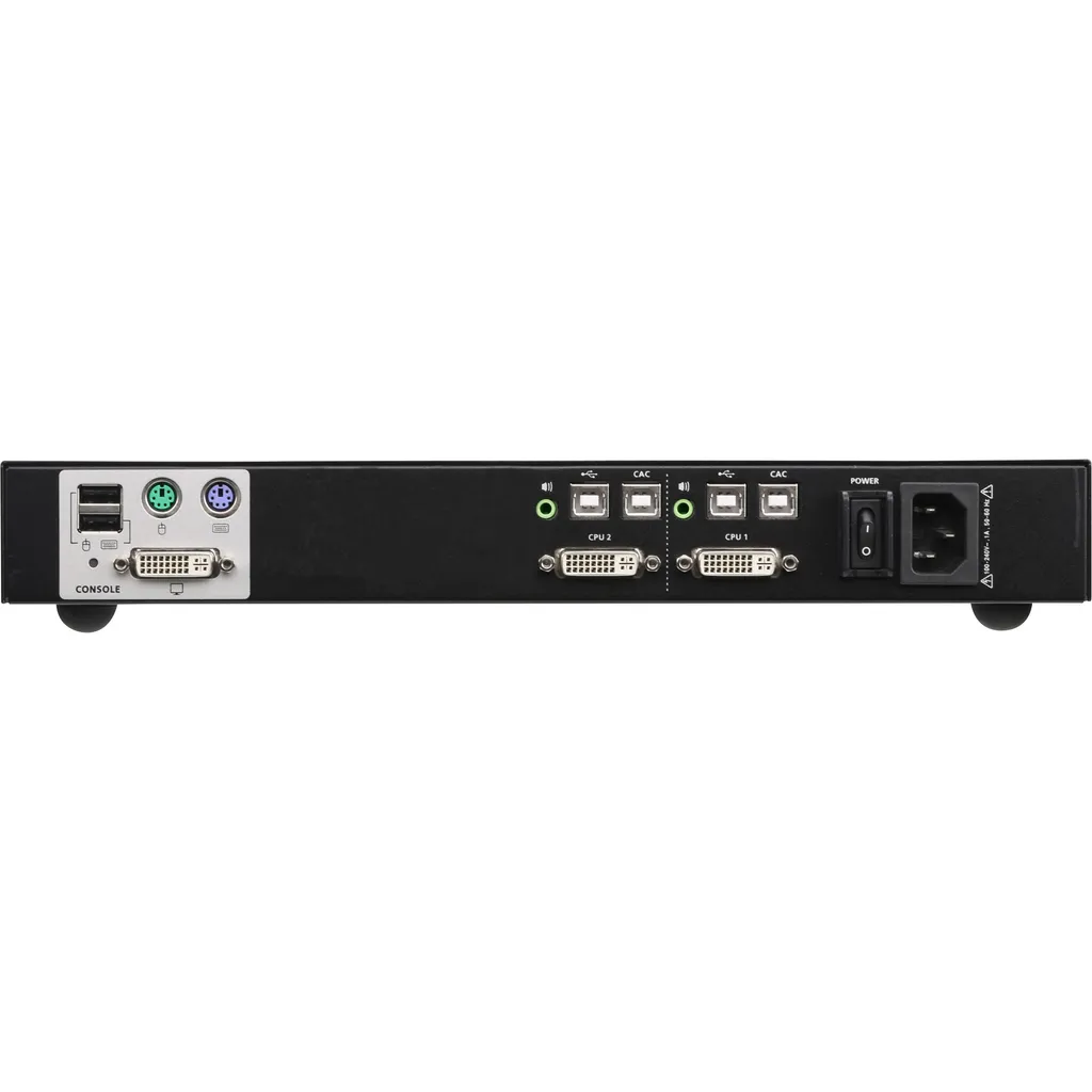 Commutateur KVM DVI sécurisé ATEN CS1182D avec isolation des ports et audio
