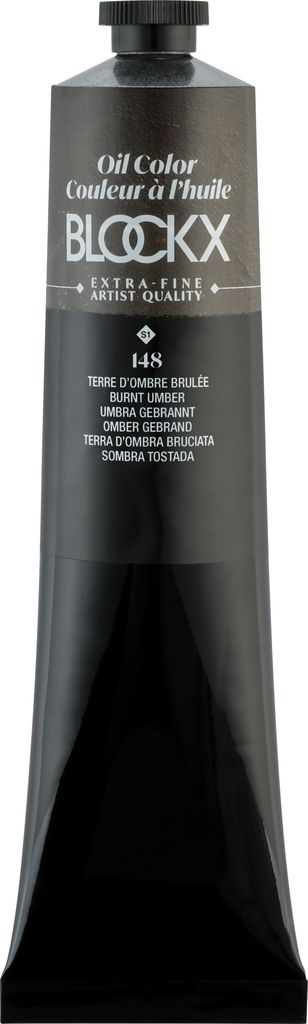 Blockx Ölfarbe, Umbra gebrannt - Tube 200ml - Umbra gebrannt| 216148BXC
