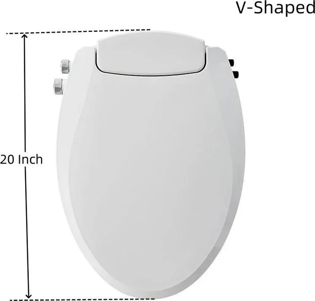 Bidet amovible double buse pression réglable pour toilettes format V - 2