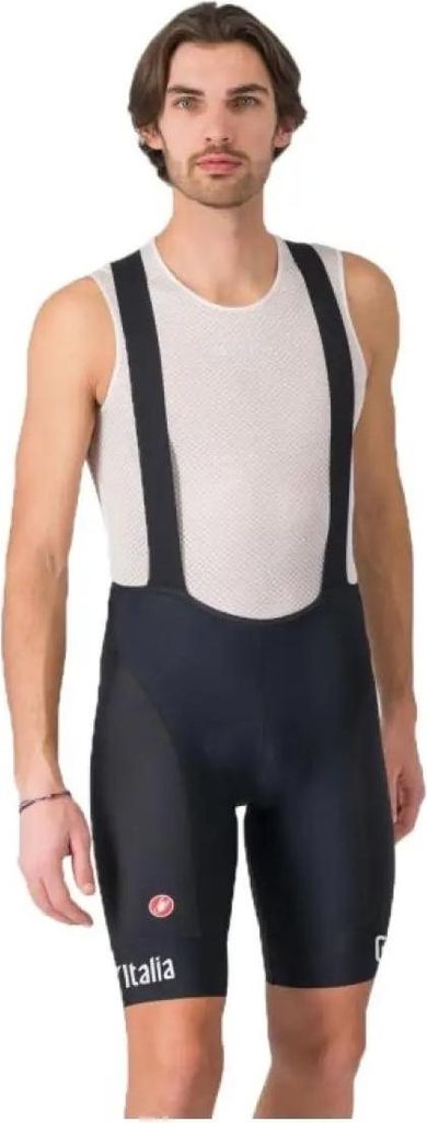 CASTELLI Kurze Fahrradhose mit Trägern - GIRO COMPETIZIONE 2 - Schwarz M