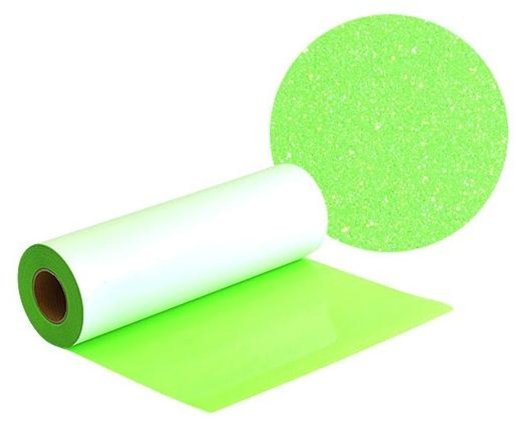 Plottermarie Plotterfolie Mega Glitter für kreative Veredelungen – Plotterfolie für Textildruck, T-Shirts, Baumwolle, Polyester, DIY & Speziale...