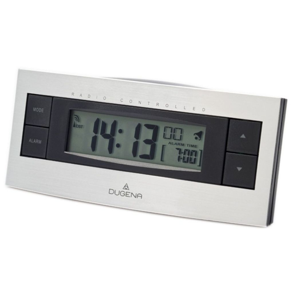 DUGENA 4460459 Funkwecker Wecker Digital Alarm schwarz Produktbild 