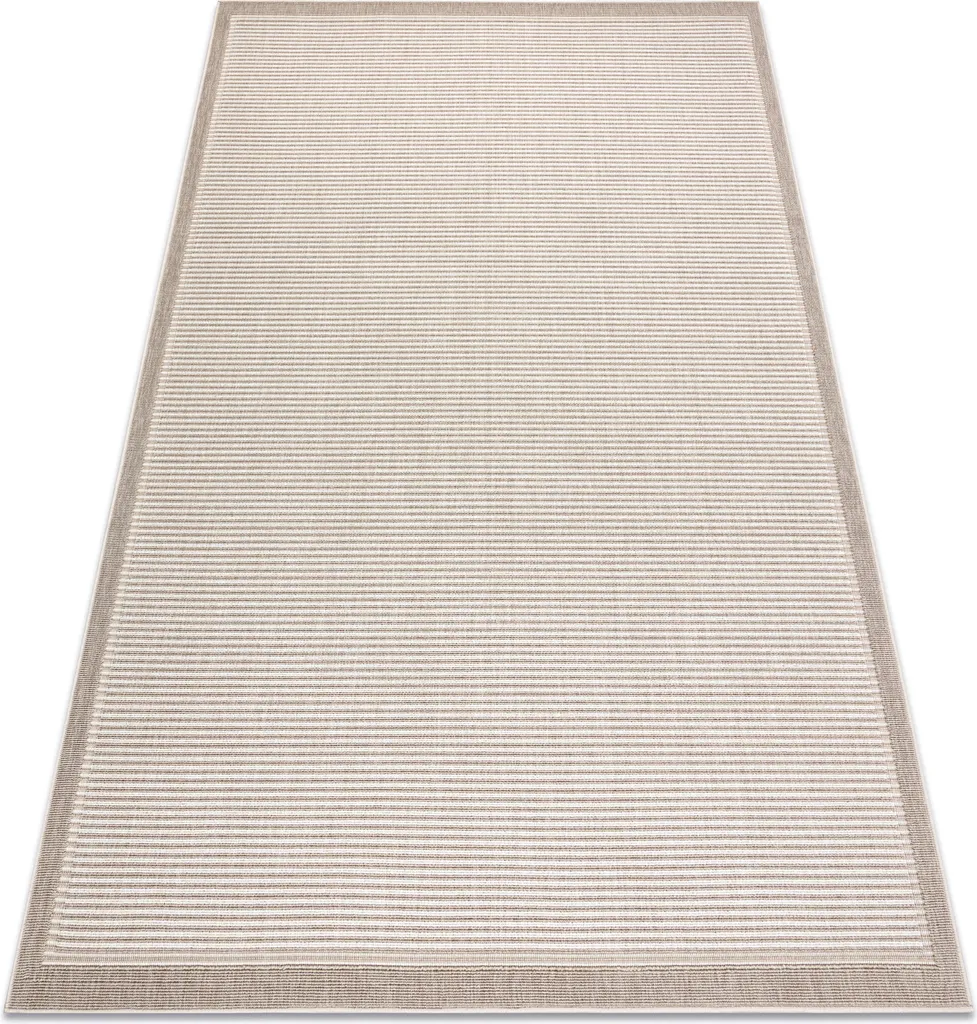 Tapis de Salon Beige 160x230 cm - Aspect Sisal Bouclé Gamme SPRING Luxe