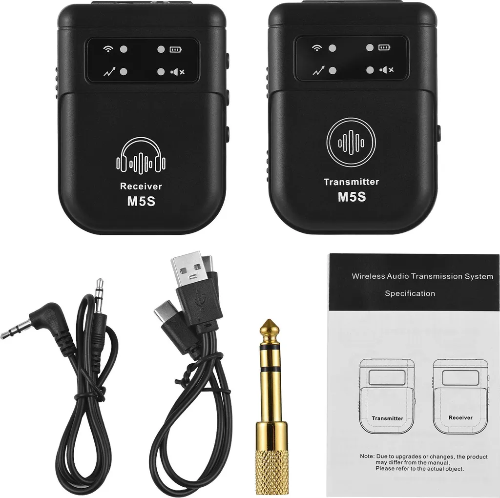 Sistema IEM Wireless per Band 2.4G - Latenza Zero per Live e Prova Studio - 2