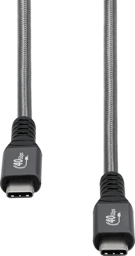 Câble USB-C haute vitesse USB4 40Gbps et charge rapide 100W 0.5m