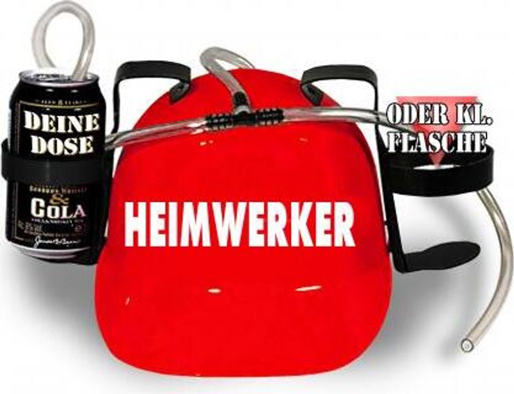 Trinkhelm Spaßhelm mit Print - Heimwerker - 51652 Color - Produktbild 