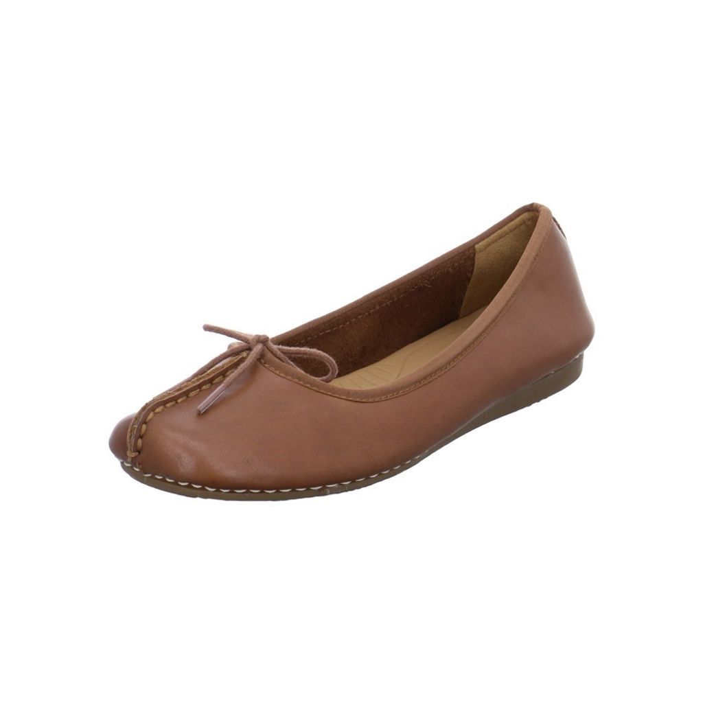 Clarks Freckle Ice - Braun Glattleder Größe: 43 Normal