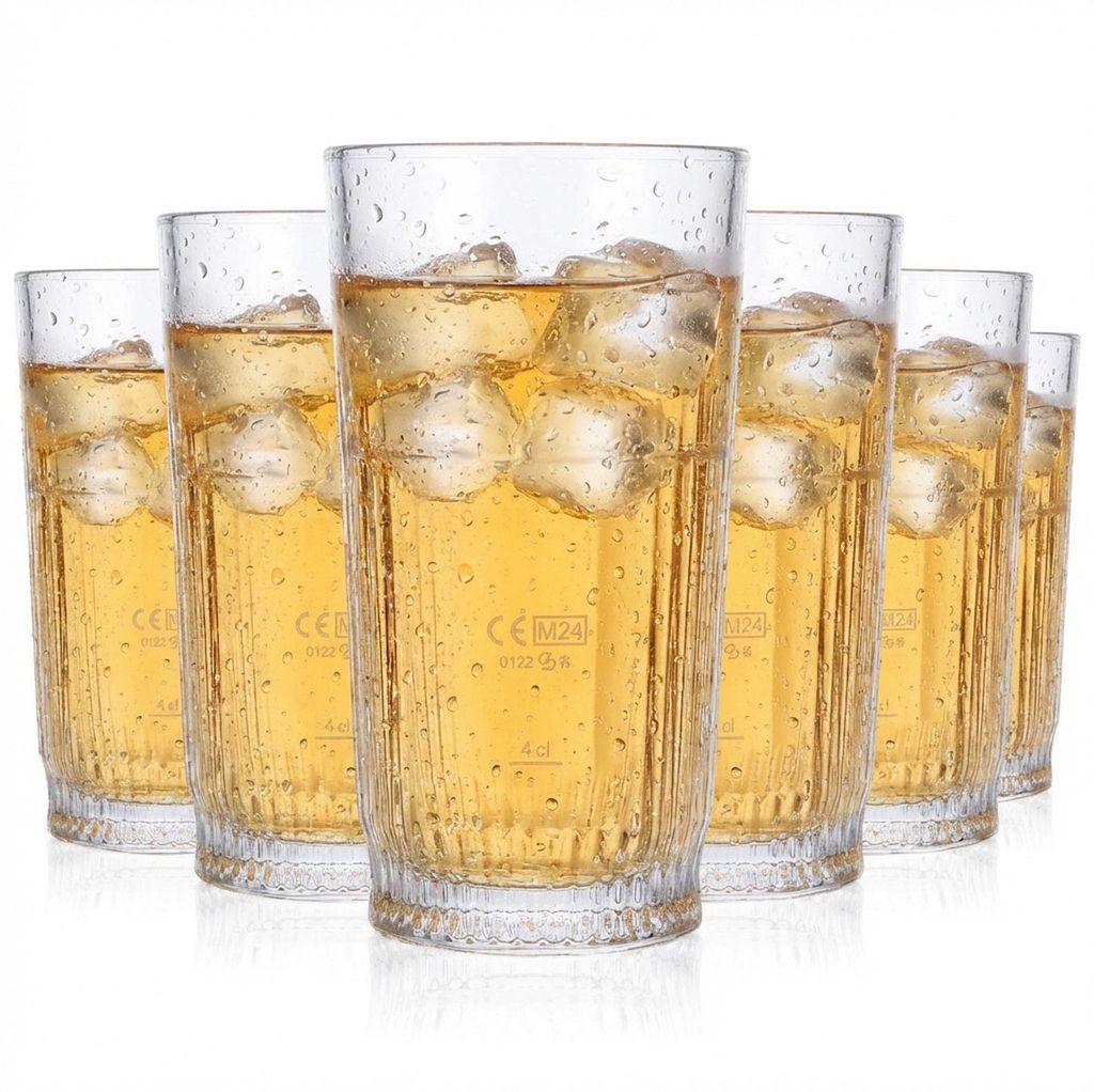 6x Johnnie Walker Whisky Glas 0,37l Longdrinkglas Gläser Produktbild 
