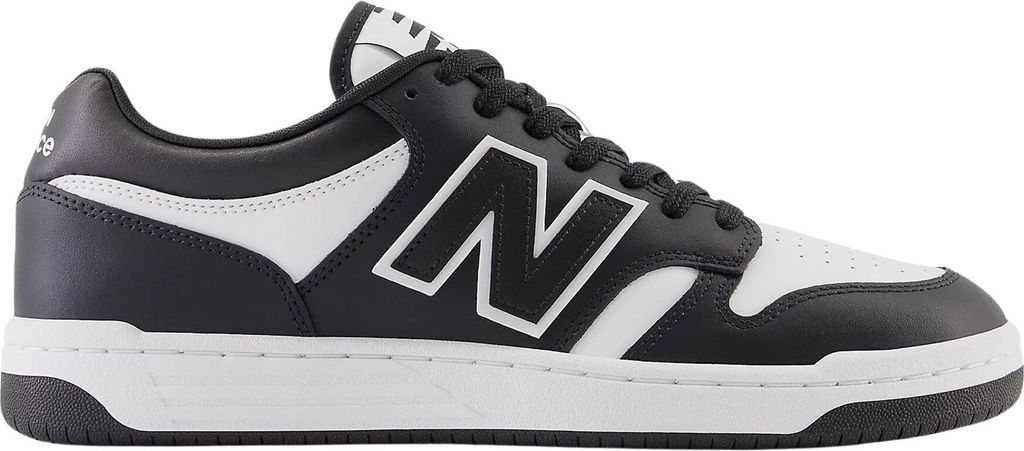 New Balance Herren Schwarz-Weiß Sneaker Echtleder Produktbild 