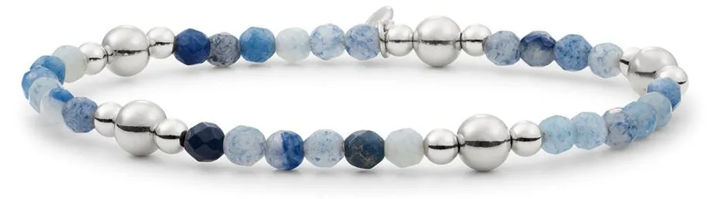 Bracelet d'aventurine bleue pour la relaxation et le style au quotidien