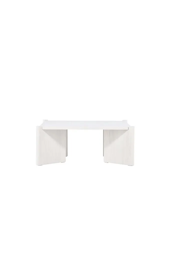 Table basse robuste Rogaland whitewash facile à nettoyer et durable - 11