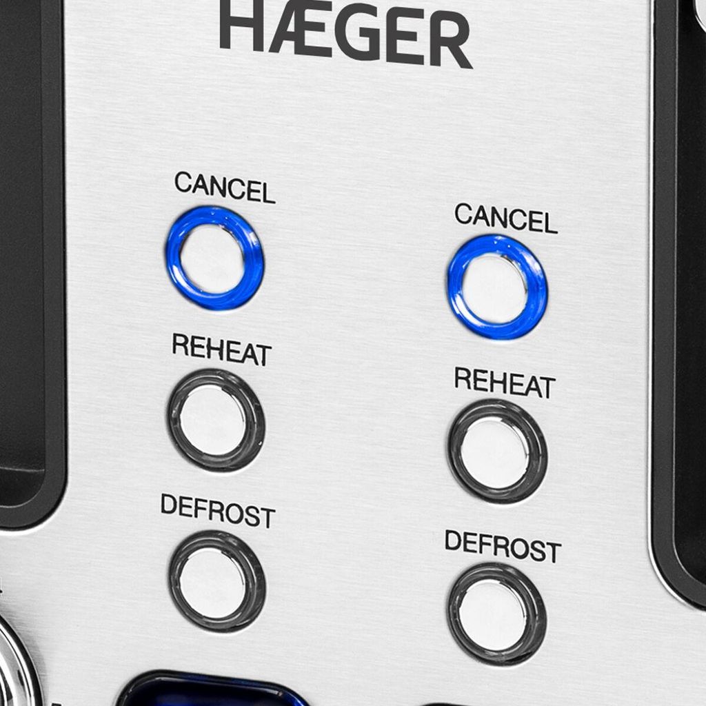 Haeger TO-17D.015A, 4 krajíců, Nerezová ocel, Nerezová Obrázek produktu 