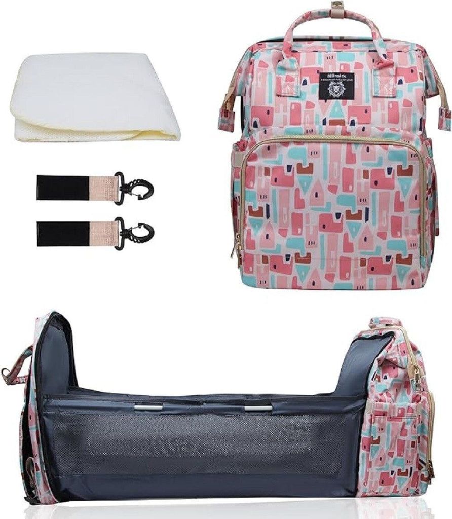 Wickeltasche mit Tragbarem Reisebett, Große Kapazität und Produktbild 