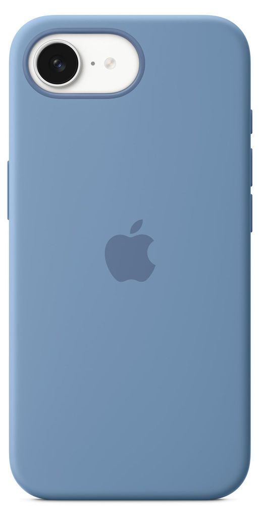 Apple iPhone 16e Silikon Hülle - Winterblau Produktbild 