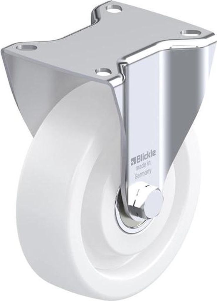 Blickle BK-SPO 125K-1, Roller, 875 kg, Stahl, Weiß, Deutschland, 1 Stück(e), 155 mm