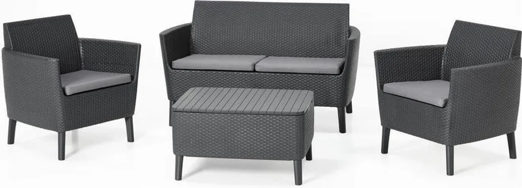 Table Basse Extérieure Salemo de Keter en Résine Anthracite 76x56 cm - 14