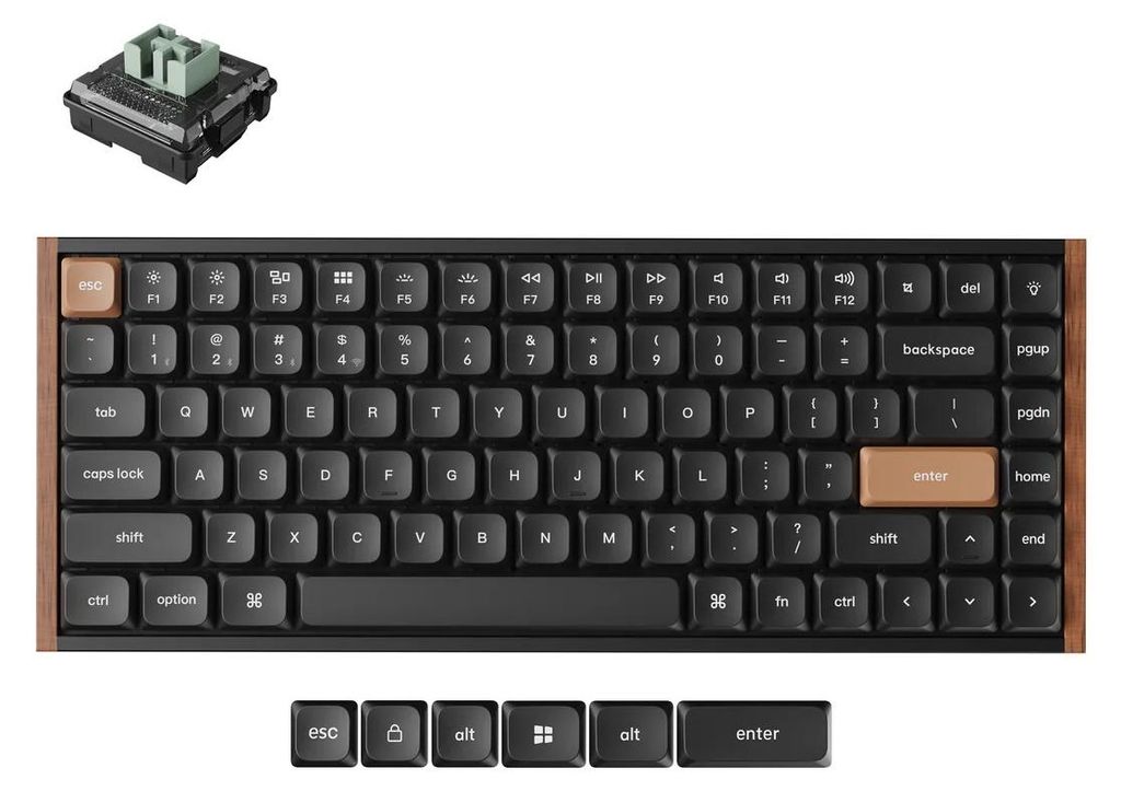 Keychron - Clavier personnalisé K3 HE sans fil avec Image du produit 