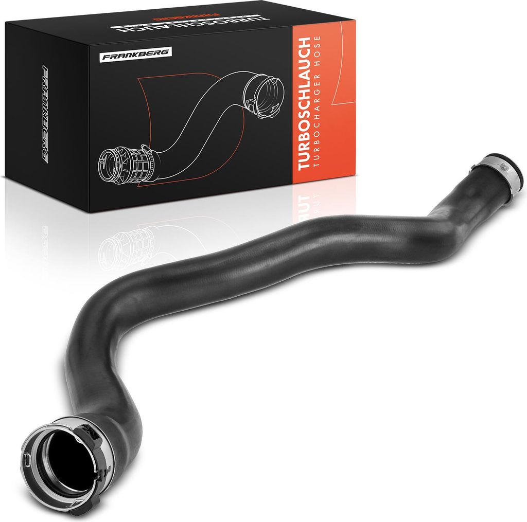 Frankberg 1x Kühlerschlauch Turboschlauch für BMW 1er Cabriolet E88 1er Coupe E82 3er E90 3er Cabriolet E93 E92 E91 E84