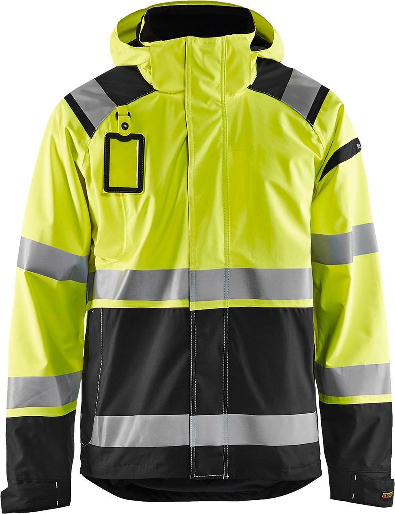 Blakläder High Vis Shell Jacke High Vis 4987 1987 in div. Farben, Farbe:gelb/schwarz, Größe:S