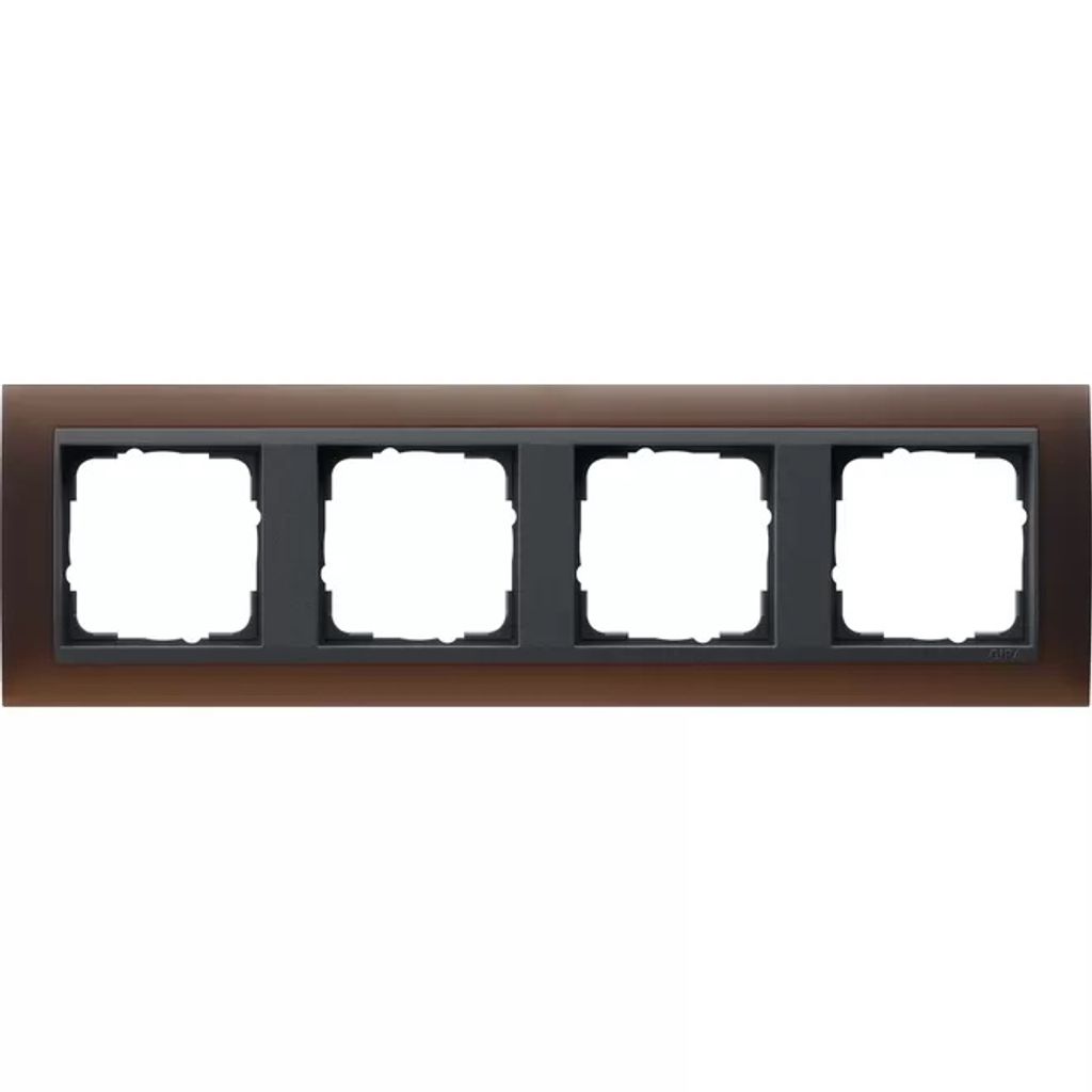 Gira Abdeckrahmen 4f.opak dbr 021413
