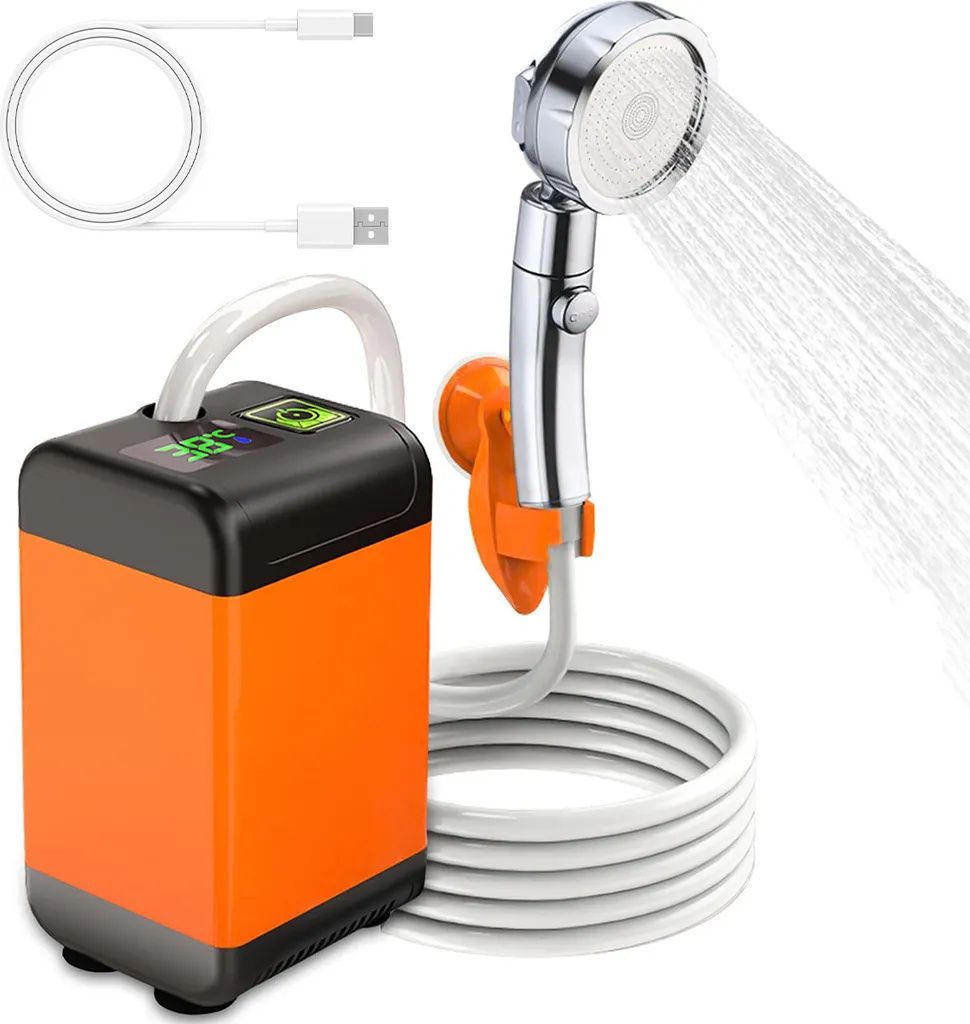 Dusche, elektrische Dusche mit 6000-mAh-Akku, 3 Produktbild 