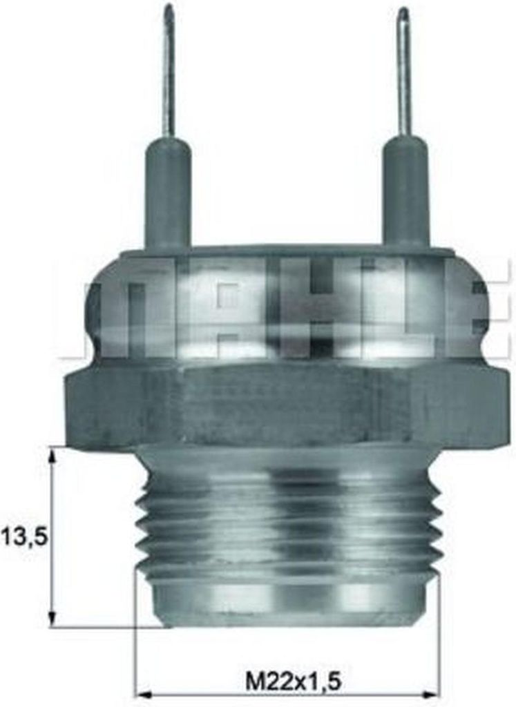 MAHLE TSW 7D Temperaturschalter Kühlerlüfter Thermoschalter für FORD ESCORT IV Cabriolet (ALF) ESCORT IV (GAF, AWF, ABFT) ESCORT IV Kombi (AWF, ...