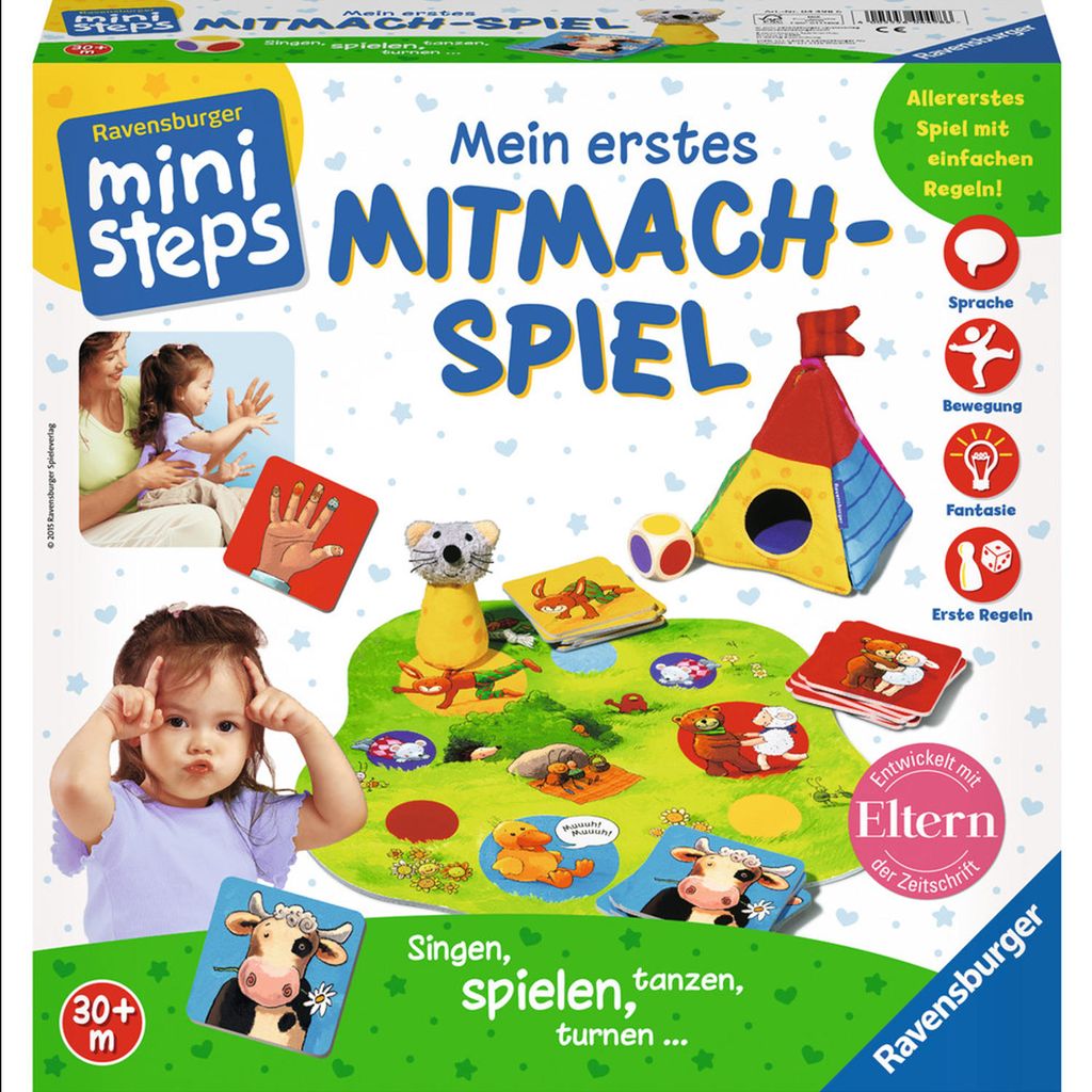 Ravensburger ministeps Spiel Mein erstes Mitmach-Spiel Produktbild 