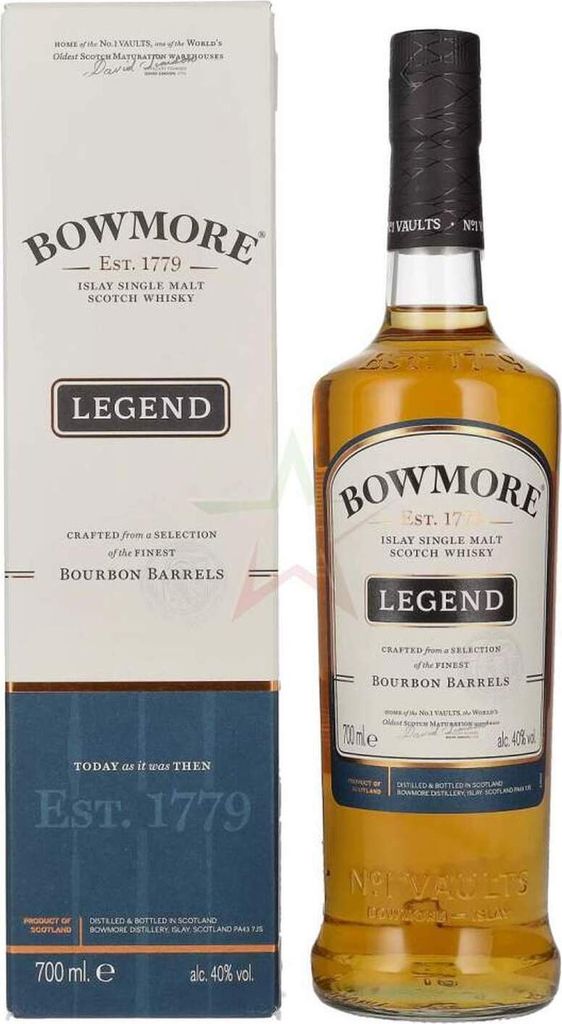 Bowmore LEGEND Islay Single Malt Scotch Whisky 40 % 0,70 lt.