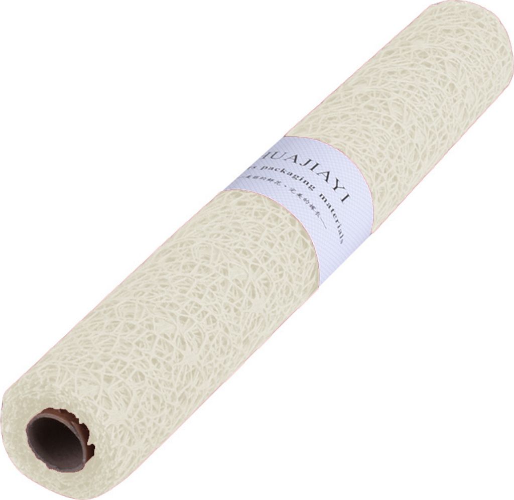 1 Rollblumenpackung Mesh hohl aus der klaren Textur exquisites DIY Blumenstrauß Wickeln Gaze Party Supply-Milchig weiß