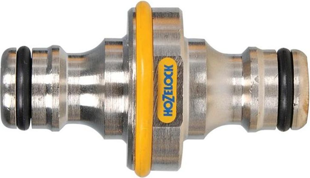 Hozelock 2044 Pro Metall Doppelstecker 12,5 mm (1/2 Zoll) TK11993 (One Size) (Multi Colour)