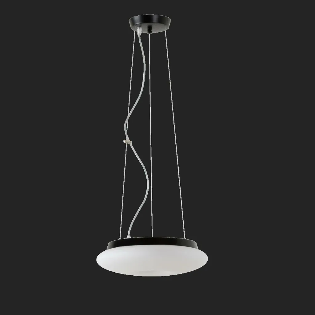 Suspension LED Noire pour Table à Manger Saturn L1 350mm Design Chic - 2