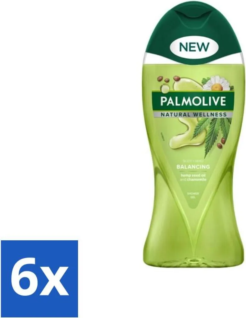 Scorta Famiglia Palmolive Gel Doccia Benessere Naturale - 6 Flaconi